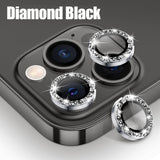 Metal Diamond Camera Lens Glass Compatible with iPhone Camera Protectors