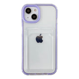 Card Holder Clear Soft Compatible with iPhone Case