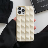 Plating Chocolate Curved Block Matte Soft Shockproof Compatible with iPhone Case