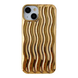 3D Curly Water Ripple Wave Pattern Compatible with iPhone Case