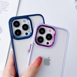 Metal Camera Clear Compatible with iPhone Case