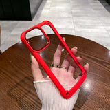 Clear Armor Shockproof Acrylic Hard Compatible with iPhone Case