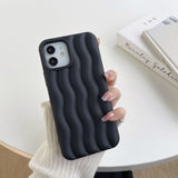3D Water Ripple Wave Pattern Shockproof Compatible with iPhone Case