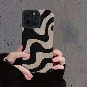 Fashion Zebra Stripe Shockproof Soft Compatible with iPhone Case