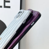 Water Ripple Wave Pattern Silicone Soft Compatible with iPhone Case