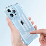Bling Diamond Frame Transparent Silicone Glitter Protect Compatible with iPhone Case