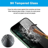 3PCS Privacy Tempered Glass Compatible with iPhone Screen Protectors