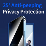 High Definition Anti Peeping Tempered Glass Compatible with iPhone Screen Protectors