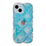 Luxury Laser 3D Love Heart Clear Compatible with iPhone Case