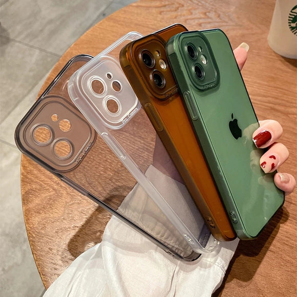 Camera Protection Soft Clear Compatible with iPhone Case