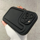 Luxury Shockproof Soft Silicone Camera Protection Compatible with iPhone Case