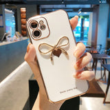 Love Heart Bowknot Compatible with iPhone Case