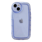 Oval Shape Round Camera Clear Compatible with iPhone Case