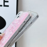 Luxury Glitter Bling Shockproof Clear Soft Silicone Compatible with iPhone Case