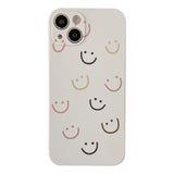 Funny Smile Face Silicone Soft Compatible with iPhone Case
