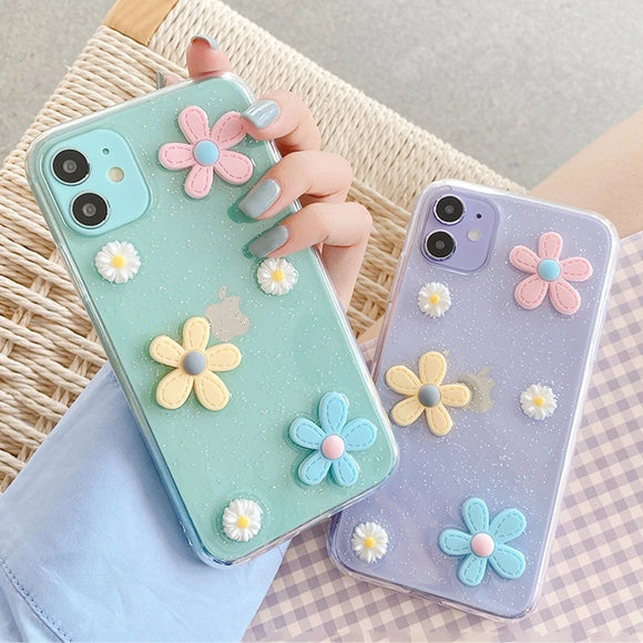 Cute Daisy Flower Floral Compatible with iPhone Case