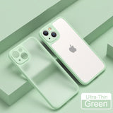Ultra Thin Matte Shockproof Compatible with iPhone Case