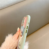 Colorful Smile Face Silicone Shockproof Compatible with iPhone Case