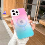 Gradient Color Contrast Color Compatible with iPhone Case