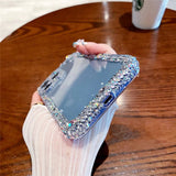 Glitter Bling Sparkling Diamond Crystal Transparent Compatible with iPhone Case