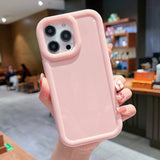 Candy Color Shockproof Silicone Bumper Compatible with iPhone Case