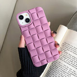 3D Cube Weave Pattern Compatible with iPhone Case