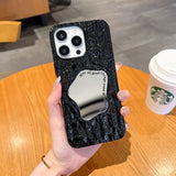 Pleated Mirror Compatible with iPhone Case